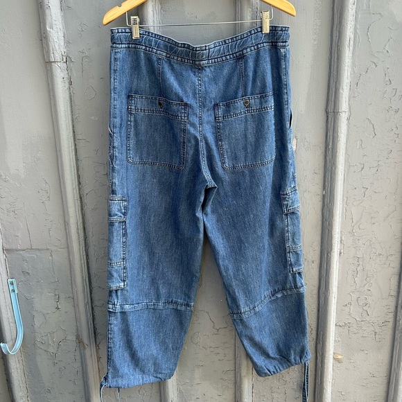 Marant Etoile Ivy denim Cargo Pants, size 36 - Picture 5 of 14